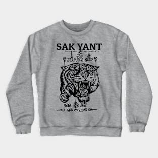 Muay Thai Tattoo Tiger Crewneck Sweatshirt